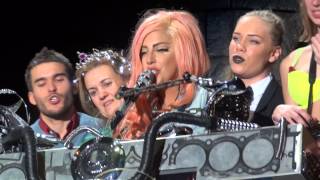 Lady Gaga - Acapella Born This Way (The Born This Way Ball Tour OSLO, NORWAY FULL HD)
