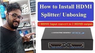 Unboxing HDMI Splitter 1 IN 2 OUT PORT in Hindi!
