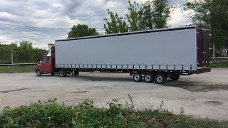 Газель с полуприцепом (автопоезд)