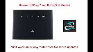 App to unlock Huawei B315s-22 and B315s-936 (latest versions)