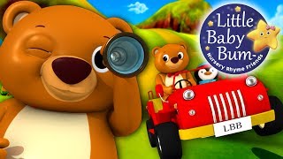 The Bear Went Over The Mountain | Nursery Rhymes | By LittleBabyBum! | ABCs and 123s