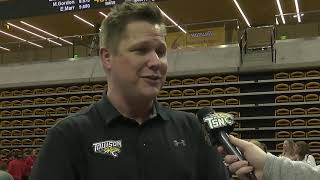 Head Coach Jay Ramirez discusses Towson Gymnastics' Win in Home Opener
