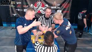 SWEDISH NATIONALS IN ARMWRESTLING 2019 SENIOR MEN -80 QUAL. LEFT ARM