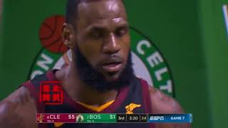 LeBron James Puts Boston Celtics Fans On Silence After Monster Block On Terry Rozier In Game 7 ECF I