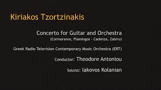 Guitar Concerto by Kiriakos Tzortzinakis,  Conductor:Theodore Antoniou, Soloist: Iakovos Kolanian
