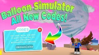 NEW OP CODES ROBLOX BALLOON SIMULATOR