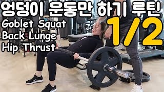 오늘하루 엉덩이 운동루틴 배우기 초,중급자편 [1/2]