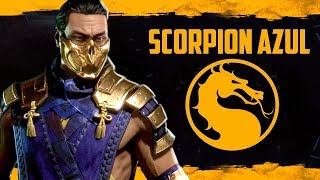 Jogando MORTAL KOMBAT 11 BETA, Scorpion Azul e o NOVO Fatality