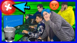 ¡BORRAMOS NUESTROS VIDEOS! BROMA PESADA A YOLO - Yolo Aventuras