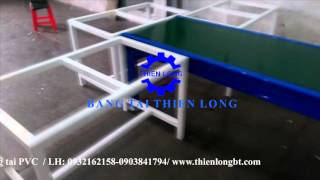 Băng tải PVC lắp chuyền_ sản phẩm của BĂNG TẢI THIÊN LONG _