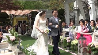 OUR OUTDOOR KOREAN WEDDING 한국신랑 미국신부 야외결혼식