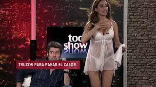 Flavia y sus trucos caseros para pasar el calor en #tocshow