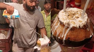 COCONUT SHAKE MASTER | Amazing Milk Pouring Skills | Indian Street Food