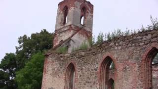 Коп.Рудау.Калининград-Кенигсберг.Древняя кирха.Развалины.