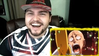 One Punch Man - Saitama vs Cyborg Genos REACTION!!!