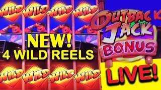 ⚠️NEW⚠️ OUTBACK JACK SLOT ? - MAX BET! - LIVE! - Slot Machine Bonus