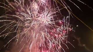 Новогодний Салют на Сквере Кирова в Иркутске 2018-2019 | 4k video.