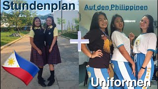 High School Stundenplan?? | Meine 2 Schuluniformen || Auslandsjahr 2019/20 auf den Philippinen