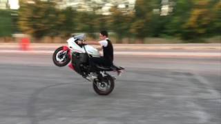 Eskişehir Hyosung 250 GTR TEK TEKER - Hyosung Wheelie - Enes