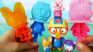 Pororo making ice cream toy Play Doh Ice cream Making 뽀로로 아이스바 만들기 장난감 플레이도우 아이스크림 만들기 요리놀이