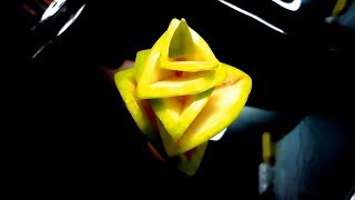 КРЕАТИВНАЯ ЕЛОЧКА ИЗ ЯБЛОКА - УКРАШЕНИЯ ИЗ ФРУКТОВ & КАРВИНГ ЯБЛОК - КАК КРАСИВО ОФОРМИТЬ СТОЛ