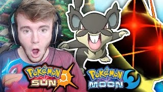 Pokemon Sun & Pokemon Moon - ALOLA RATTATA, GENGAR & SNORLAX Z MOVES! - REACTION!