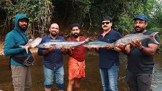 കടലിൽ പോയി മീൻ പിടിച്ച് ചുട്ടെടുത്തു | King Fish Catching And Cooking | Sea Fishing | Fish Hunting