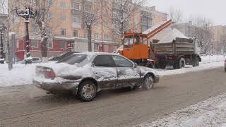 Снегопад в Барнауле. 26 марта 2018 года