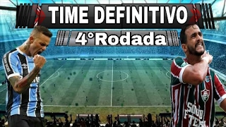 CARTOLA FC 2017 - TIME DEFINITIVO 4 RODADA!!