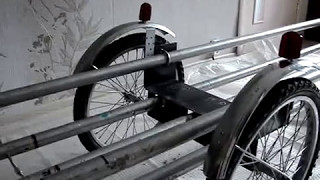 Велоприцеп для катамарана