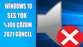 WİNDOWS 10 SES SORUNU 2019 YENİ %100 ÇÖZÜM