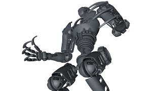 Cinema 4d: Робот,Xpresso Видео урок для новичков [Превью]