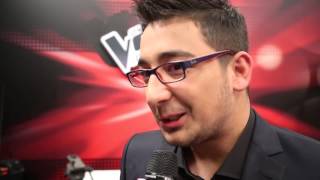 The Voice of Greece | Interview -- Δημήτρης Φουρναράκης -- Ελένη Γεραγίδη (V Reporter)