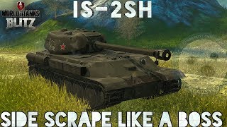 Wotb: IS-2SH, Side scrape like a boss