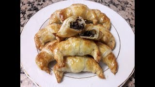 Mini croissants rellenos de chocolate