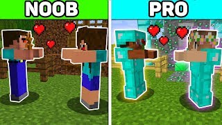 Minecraft - NOOB vs PRO : LOVE GIRL BATTLE in Minecraft Animation