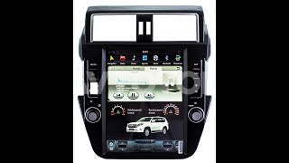 Штатная магнитола в стиле Tesla Toyota Land Cruiser Prado 150 (2013-2017)  ZOTLCP150T14