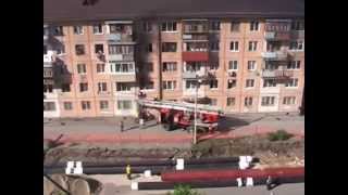 спасение детей на пожаре с многоэтажки Тюмень