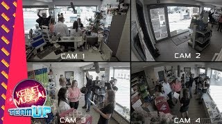 Anne-Laure en Rune krijgen speciaal nieuws in een verborgen camera-prank