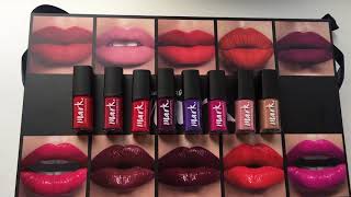 Новинки 14 каталога Avon??Жидкая помада "Матовая одержимость", Свотчи??