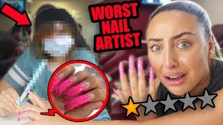 GOING TO THE WORST REVIEWED NAIL SALON IN MY CITY!! ? (1 STAR)