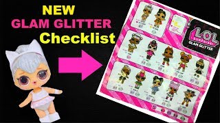 Sneak Peek GLITTER SERIES 2 GLAM GLITTER LOL surprise series 4 dolls Checklist Series 4 big sisters