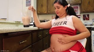 Charming BBW Chugging Boost High Calorie Drinks