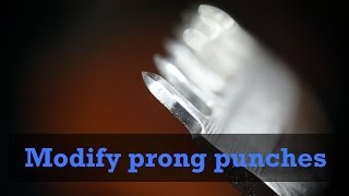 Доработка шаговых пробойников с Aliexpress (Mod. cheap prong punches)