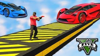 GTA V Online: PARKOUR vs TEZERACT - O CARRO de $3,000,000!!! (MITEI)