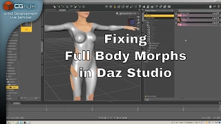 Correcting FBMs for Genesis3 in Daz Studio and Zbrush