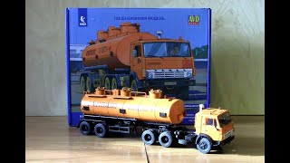 Сборка модели КАМАЗ 54112 с ПП НЕФАЗ 96742 AVD