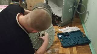 Ремонт стиральной машинки - Замена фланцев барабана стиральной машины Whirlpool awe 6519/p Часть2