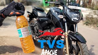 Tvs apache rtr 200 mileage test by ak motovlog