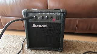 ¿Como suena una guitarra en un ampli de bajo? Review en Español del IBANEZ IBZ1B